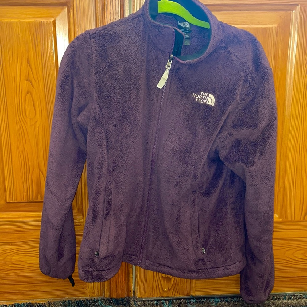 WOMENS PURPLE NORTHFACE COAT!